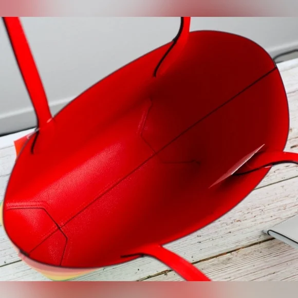 Kate Spade Rainbow Tote Bag & Pouch Set - Picture 8 of 9